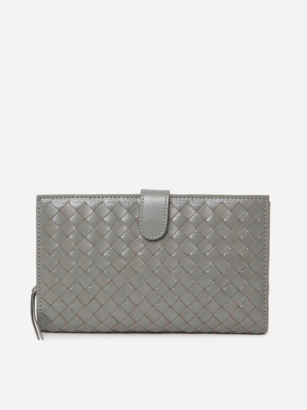 Bottega Veneta Green Nappa Intrecciato Continental Wallet